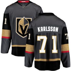 Lapsille NHL Vegas Golden Knights Pelipaita William Karlsson #71 Breakaway Musta Fanatics Branded Koti